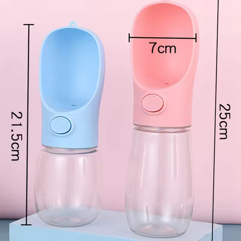Bebedero Portátil para Mascotas – Agua Limpia en Cada Paseo (350 ml y 500 ml)